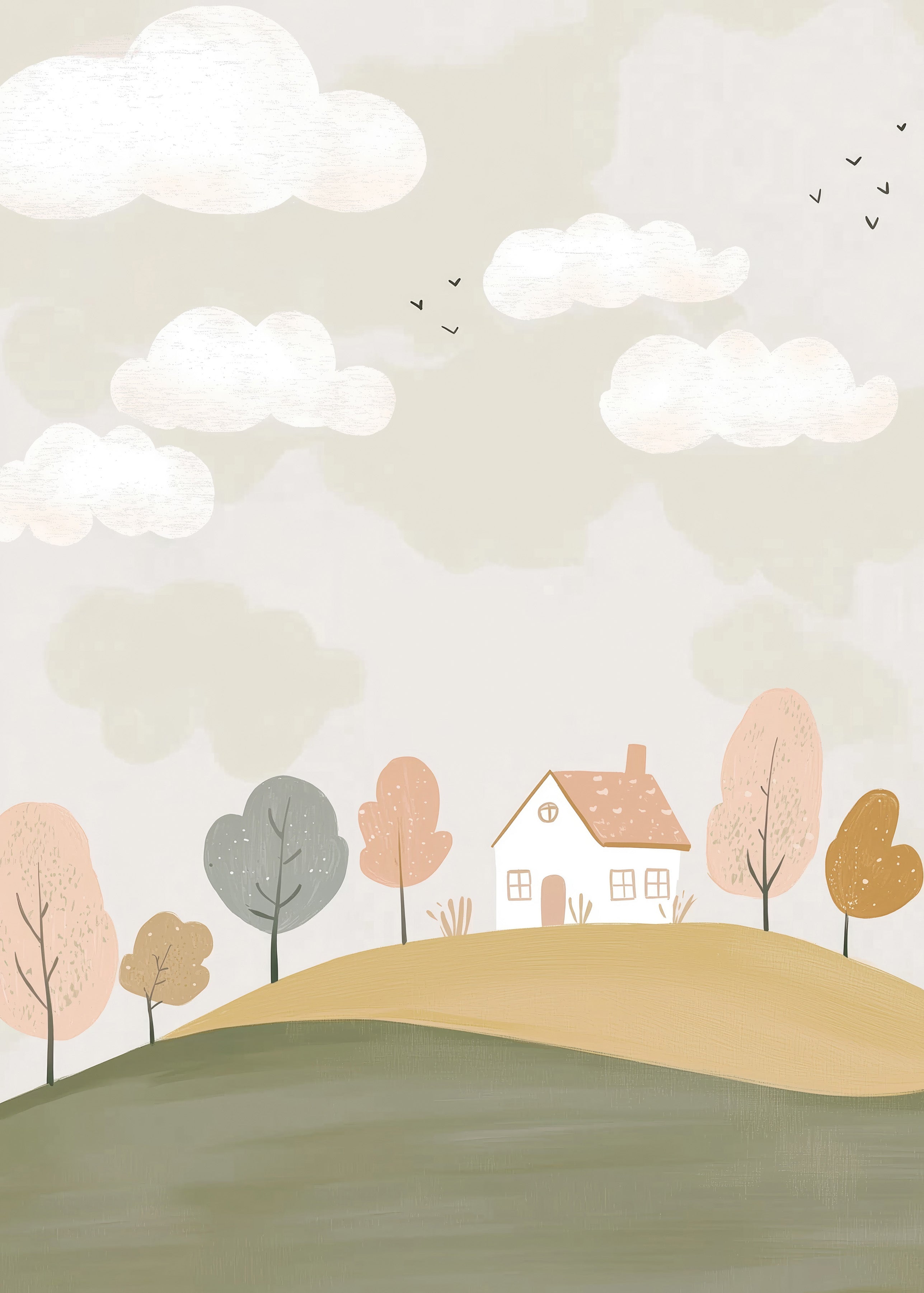 Dreamy House Wall print