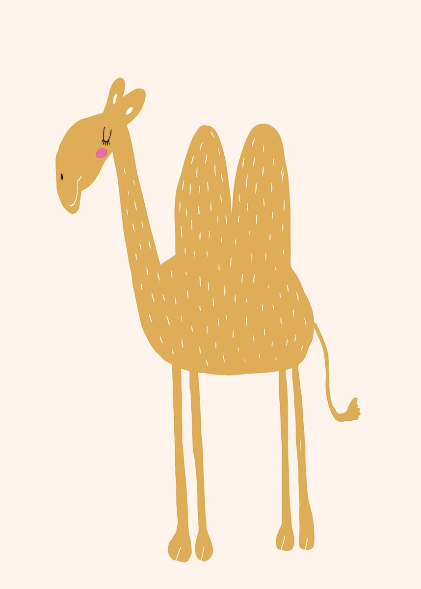 Camel Wall print