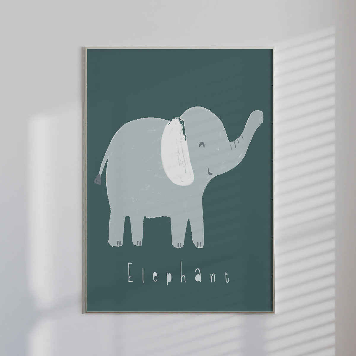 Elephant Wall Print