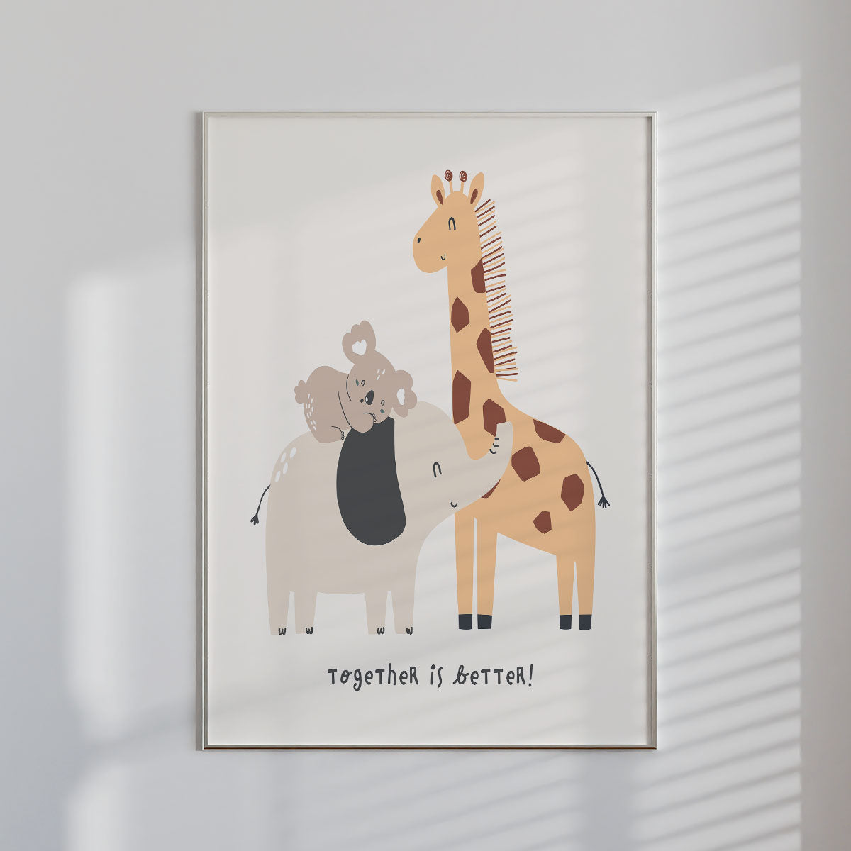 Together is better Wall Print