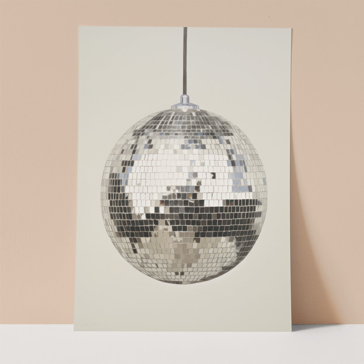 Disco ball Wall print