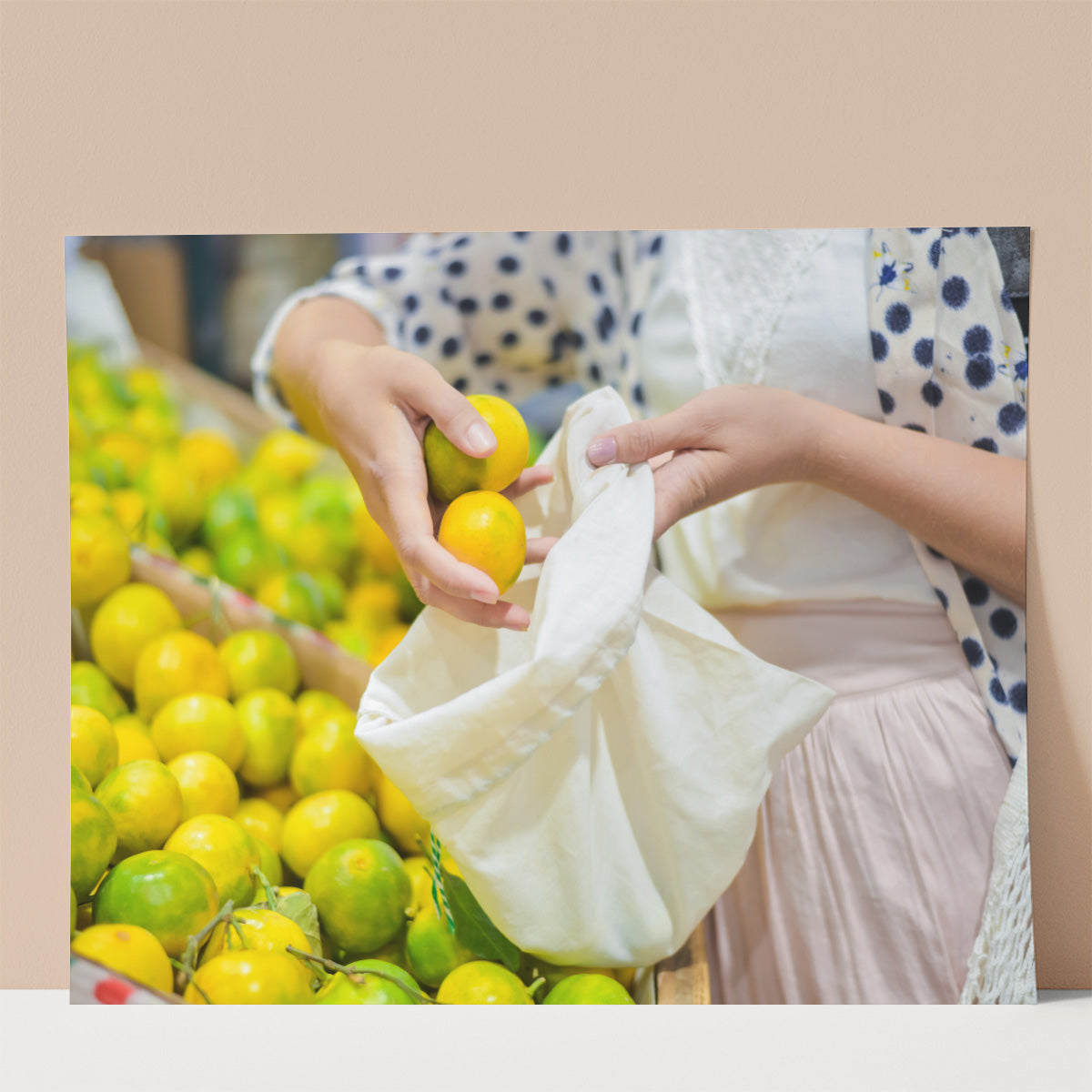 Food Market Wall print