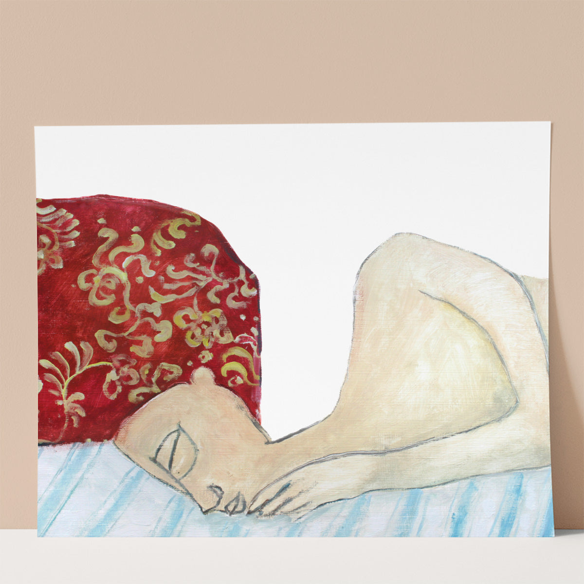 Asleep Wall print