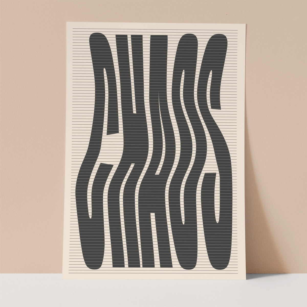 Chaos Wall print