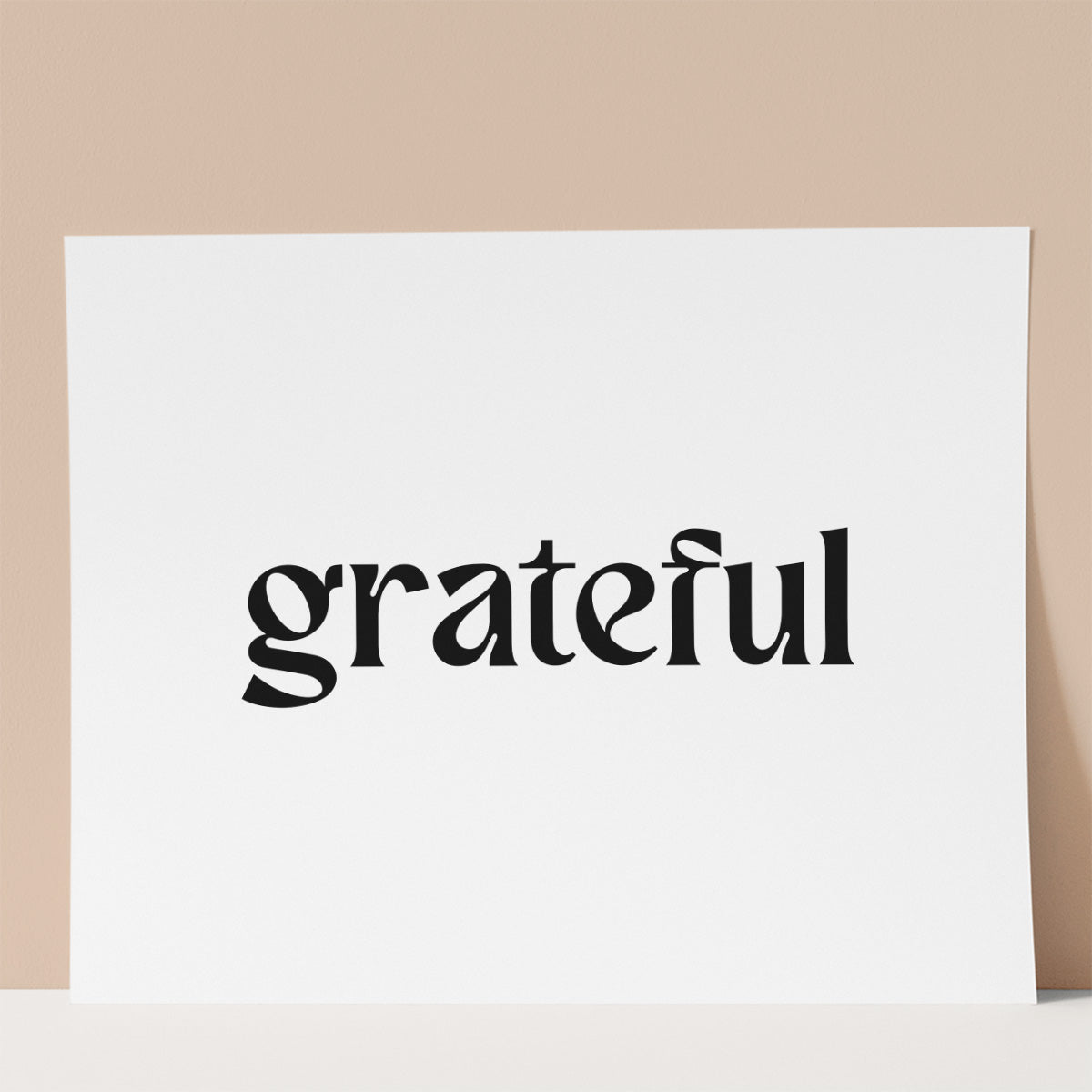 Grateful Wall print