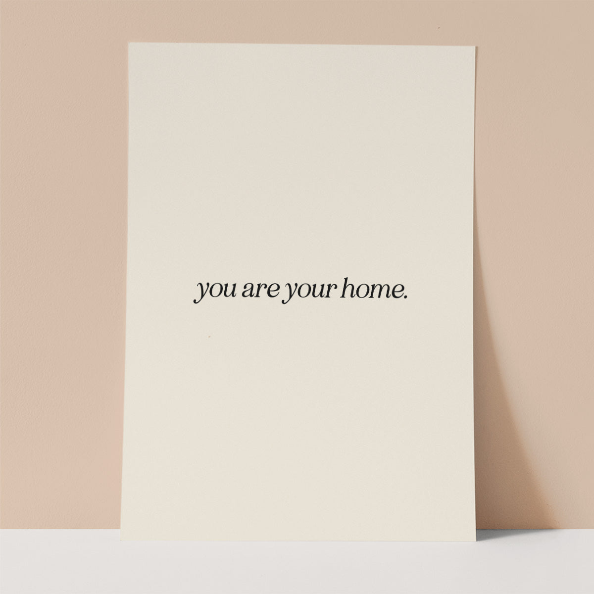 You are home Wall print