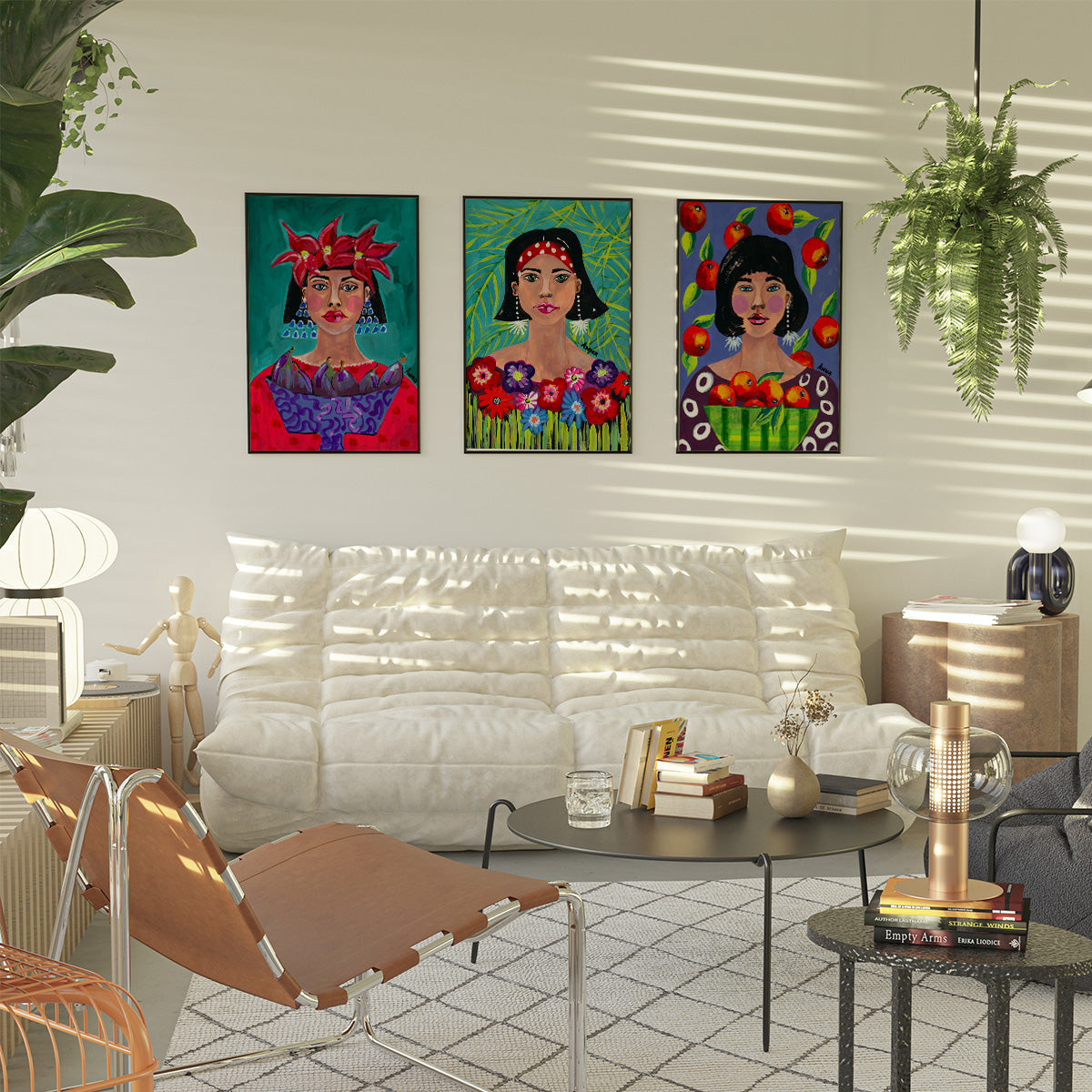 Fresh Oranges Wall print