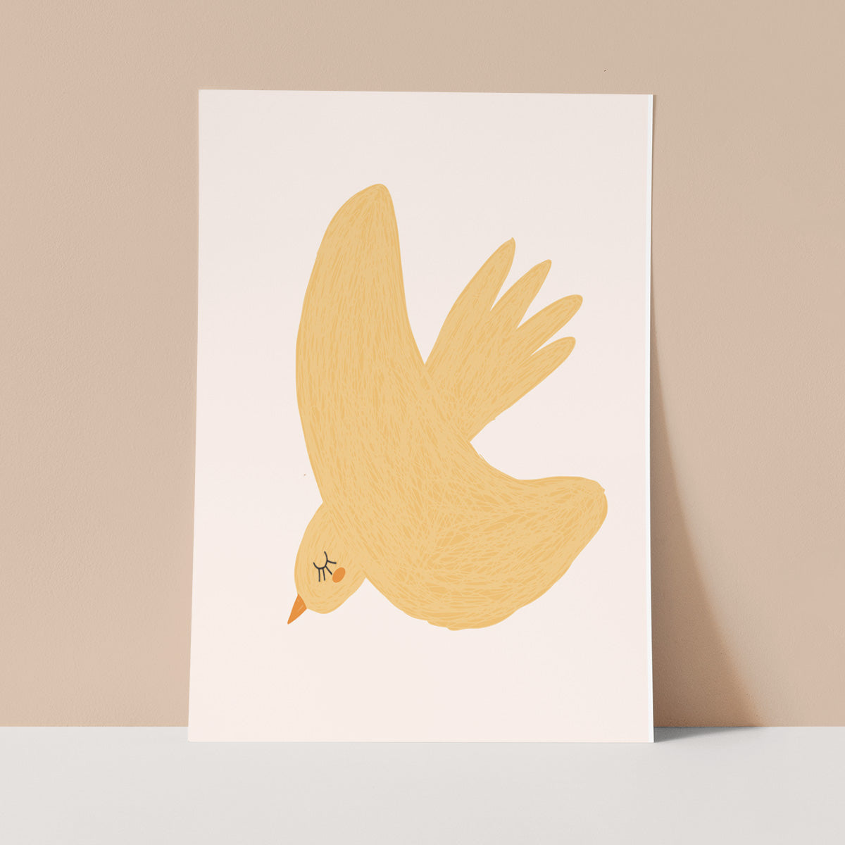 Yellow Bird Wall print