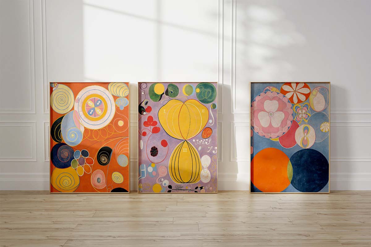 Adulthood Hilma Klint Wall print