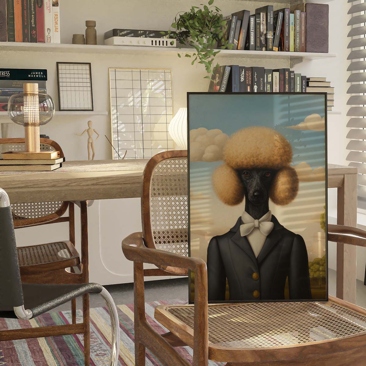Surreal Dog Wall print