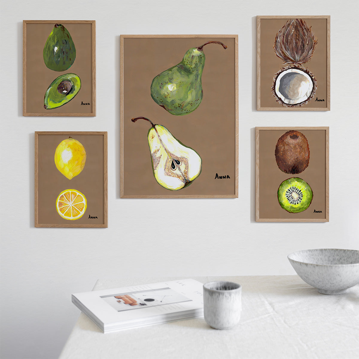 Pairless pear Wall print
