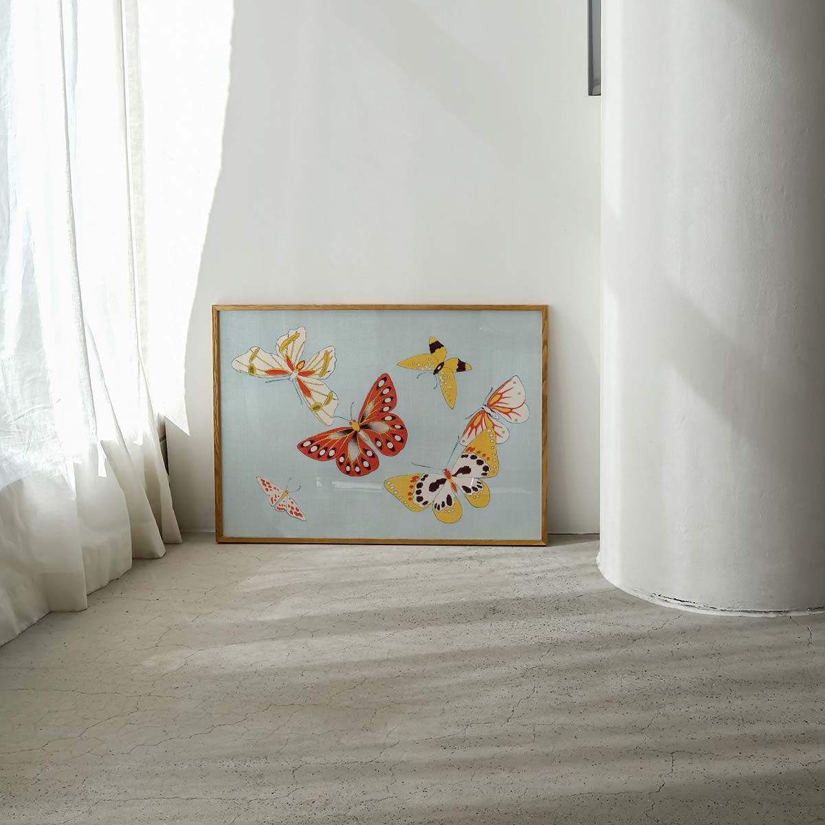 Japanese Butterfly Wall print