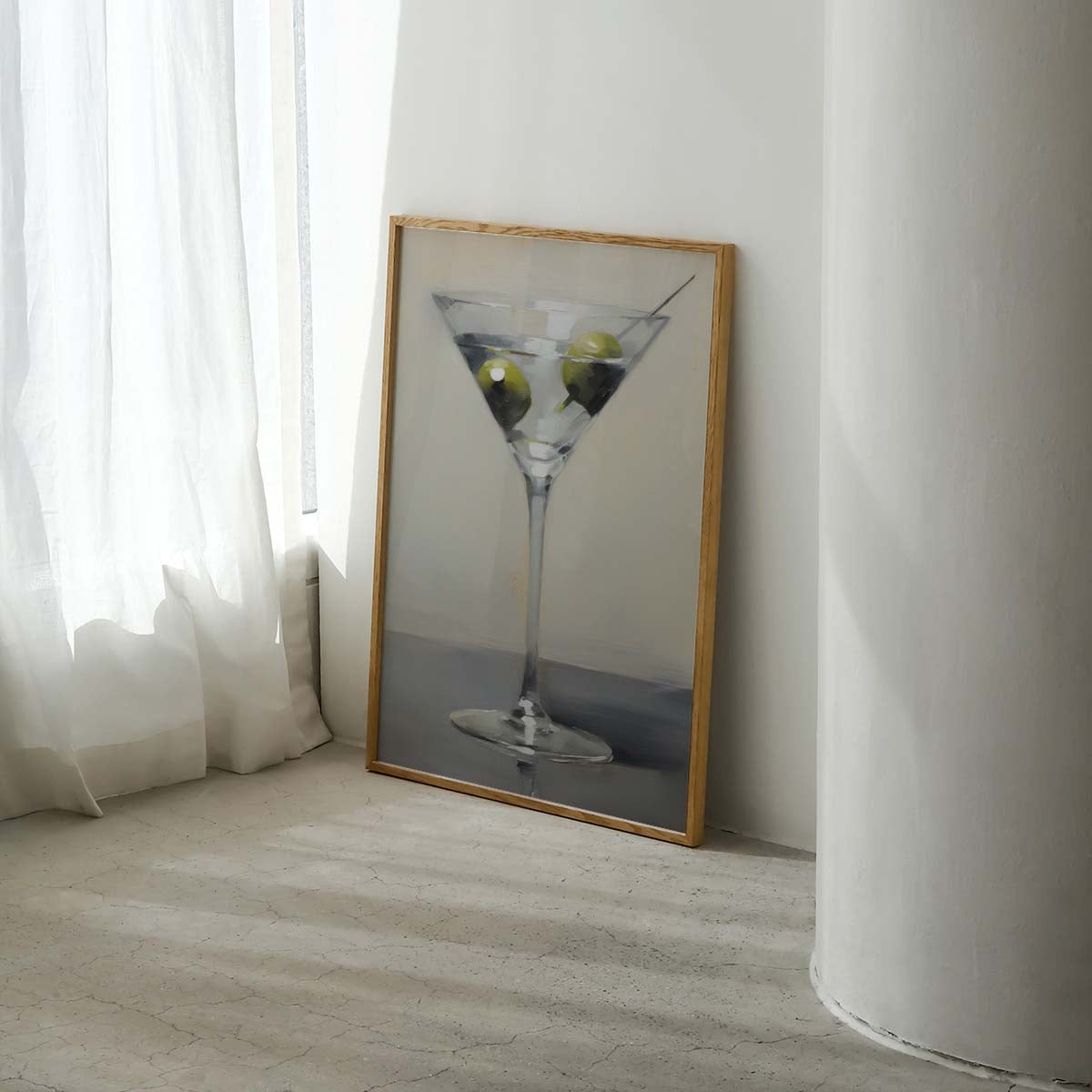Artistic Martini Wall print