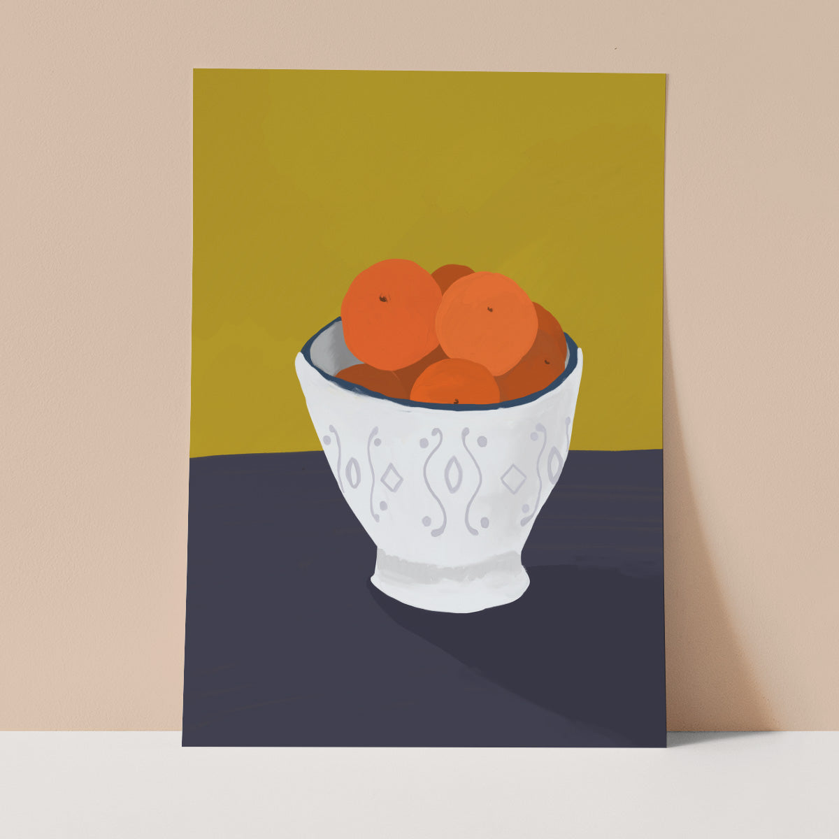 Orange Bowl Wall print