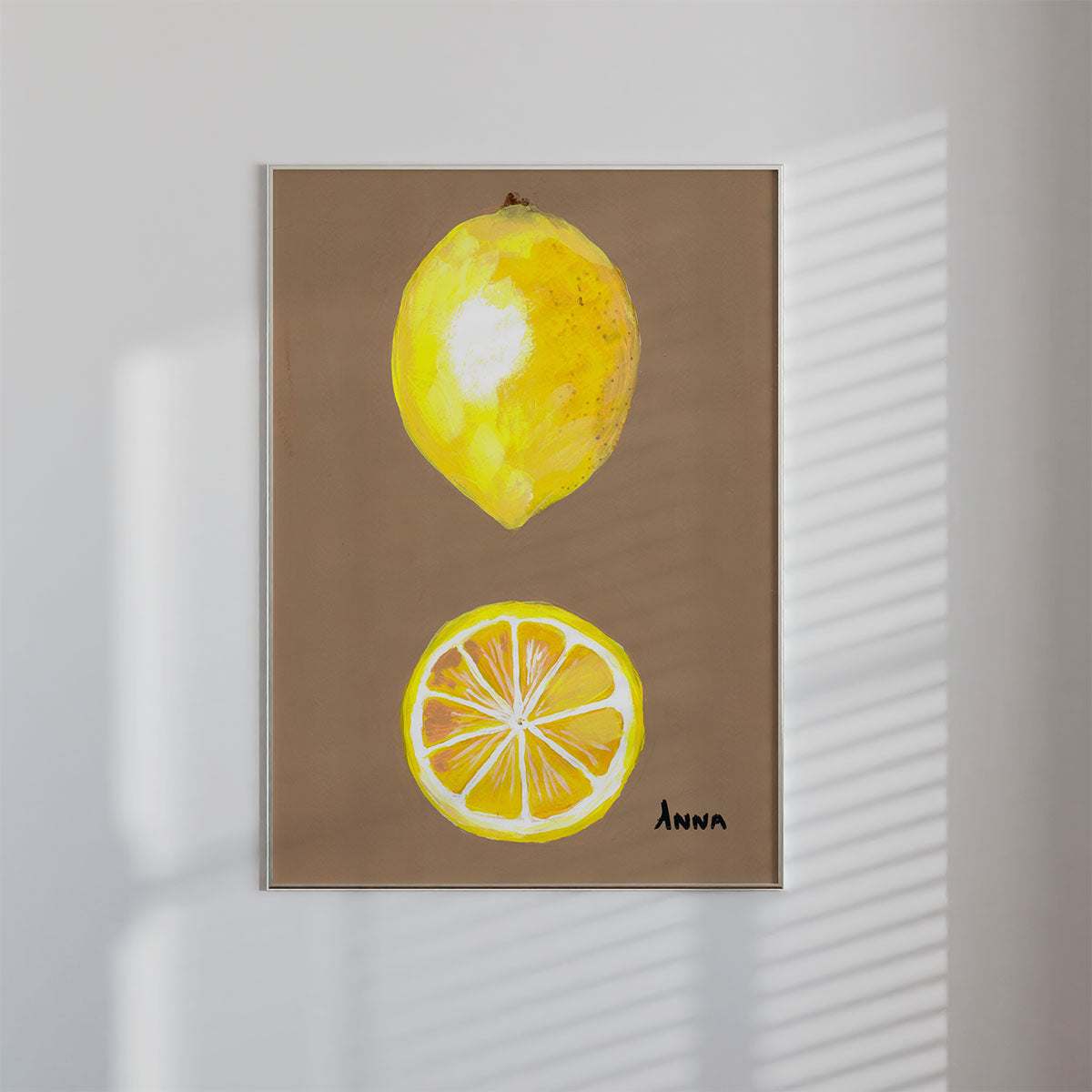 When life gives you lemons Wall print