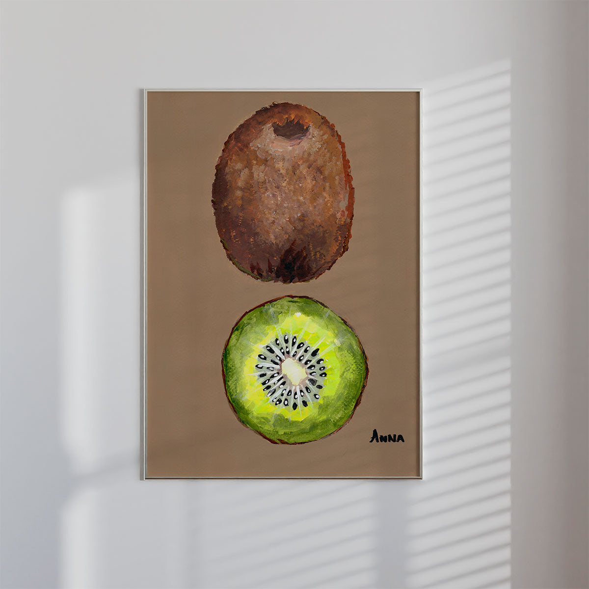 Kiwiosity Wall print