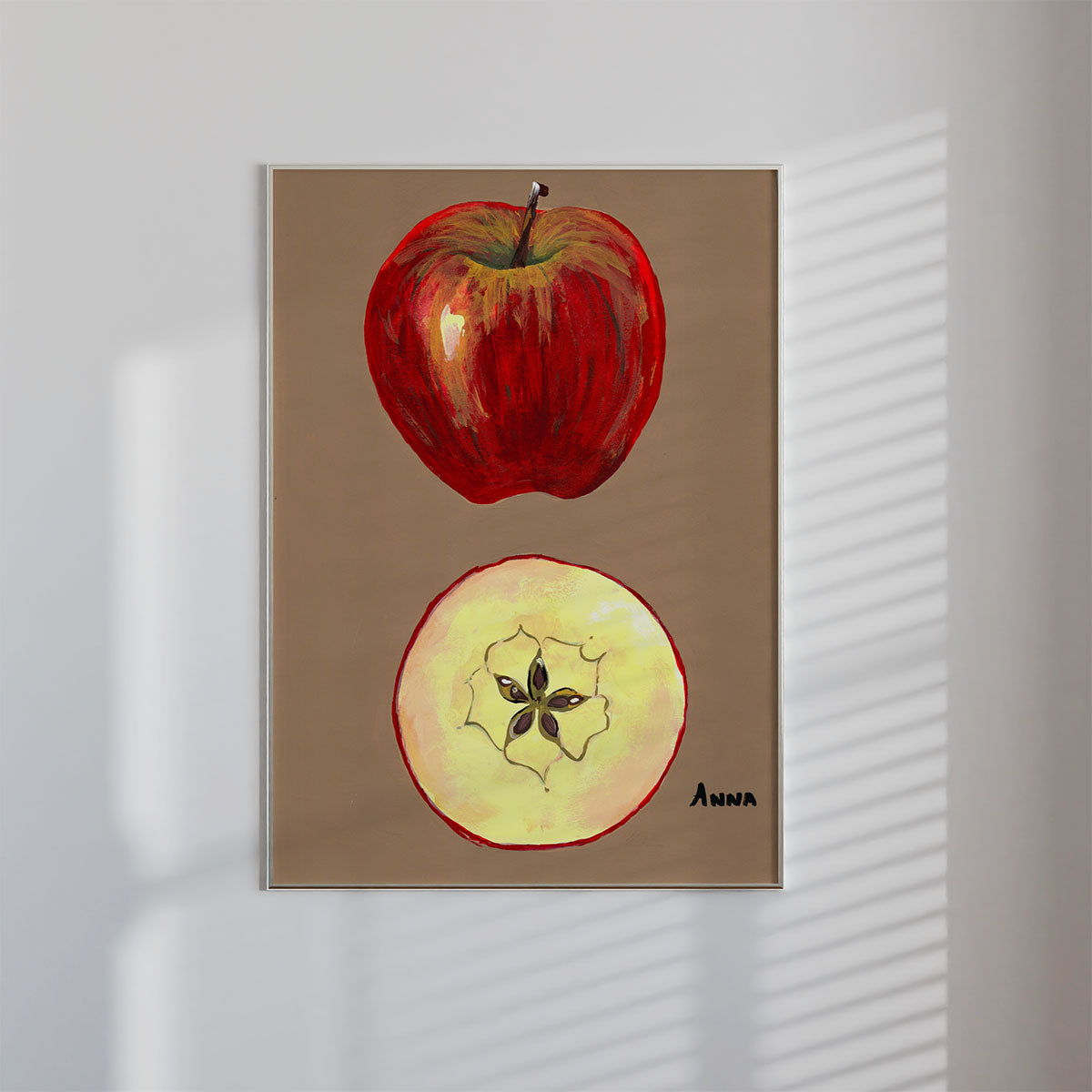 a Apple a day Wall print