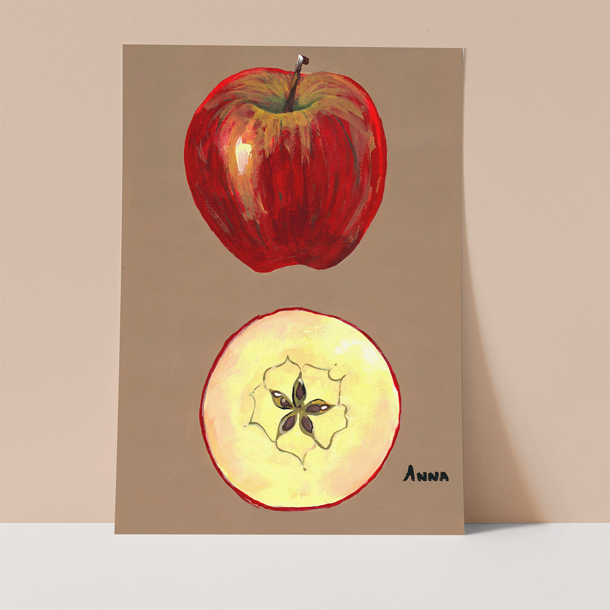 a Apple a day Wall print