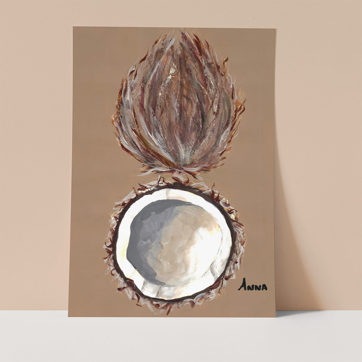 Coconut confessions Wall print