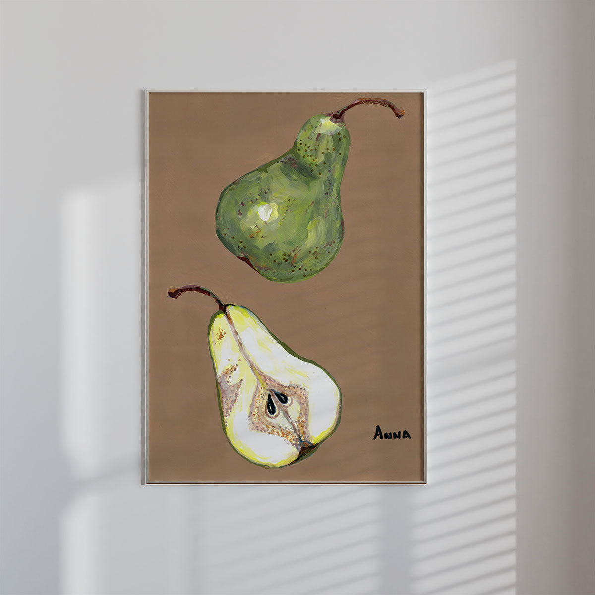 Pairless pear Wall print