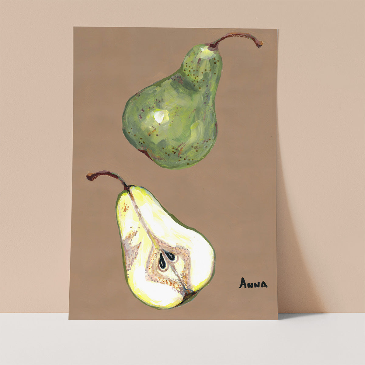 Pairless pear Wall print