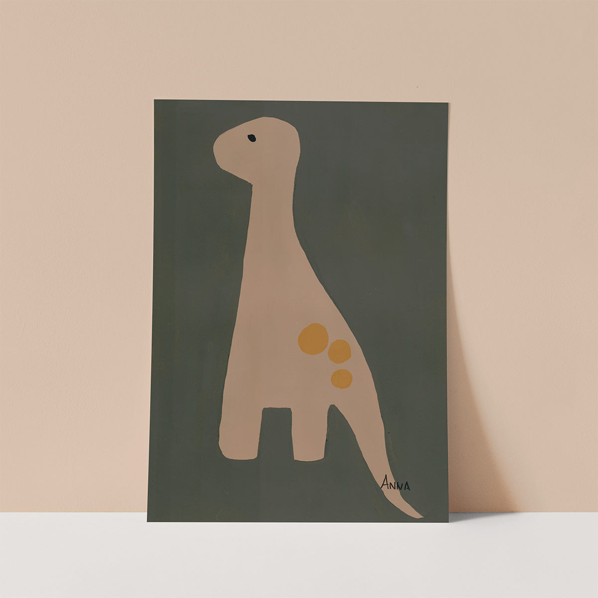 Dot Dino Wall print
