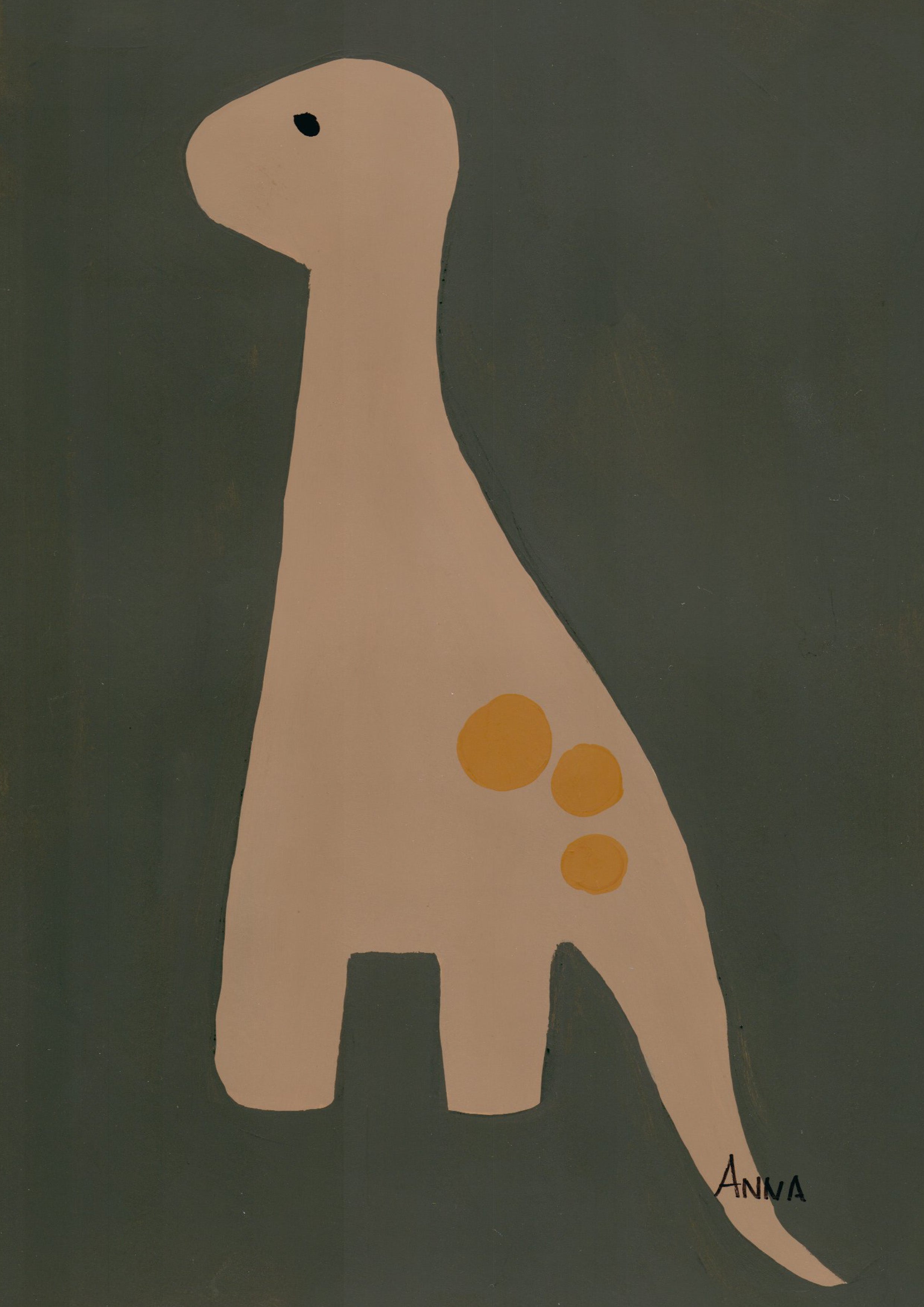 Dot Dino Wall print