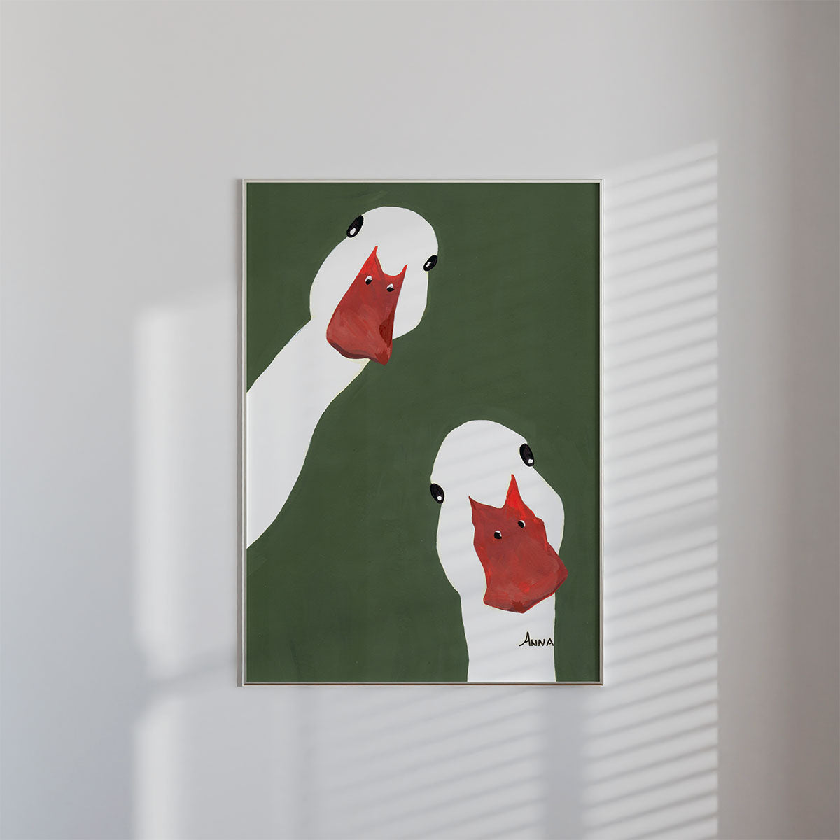 Duck Faces Wall print