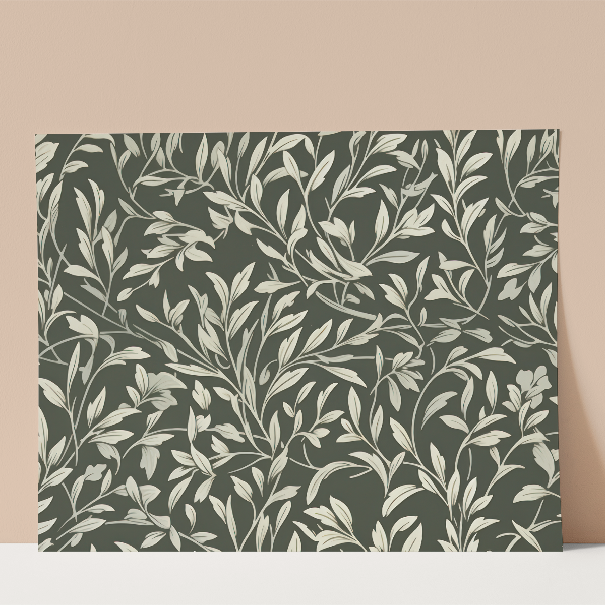 Floral Background Wall print