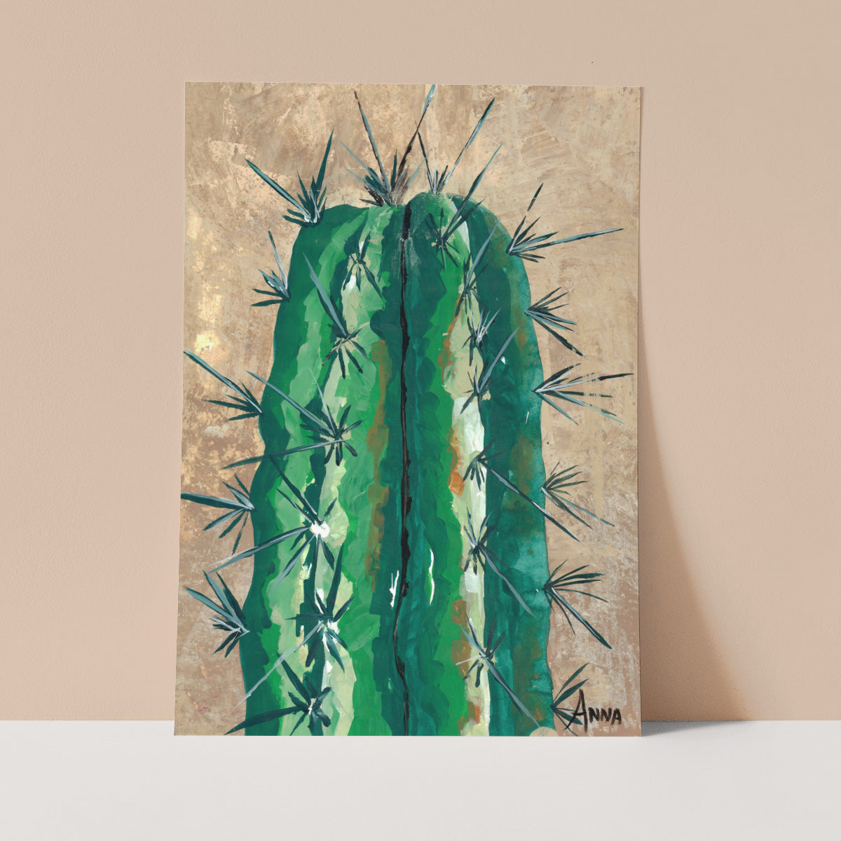 Golden Barrel Wall print