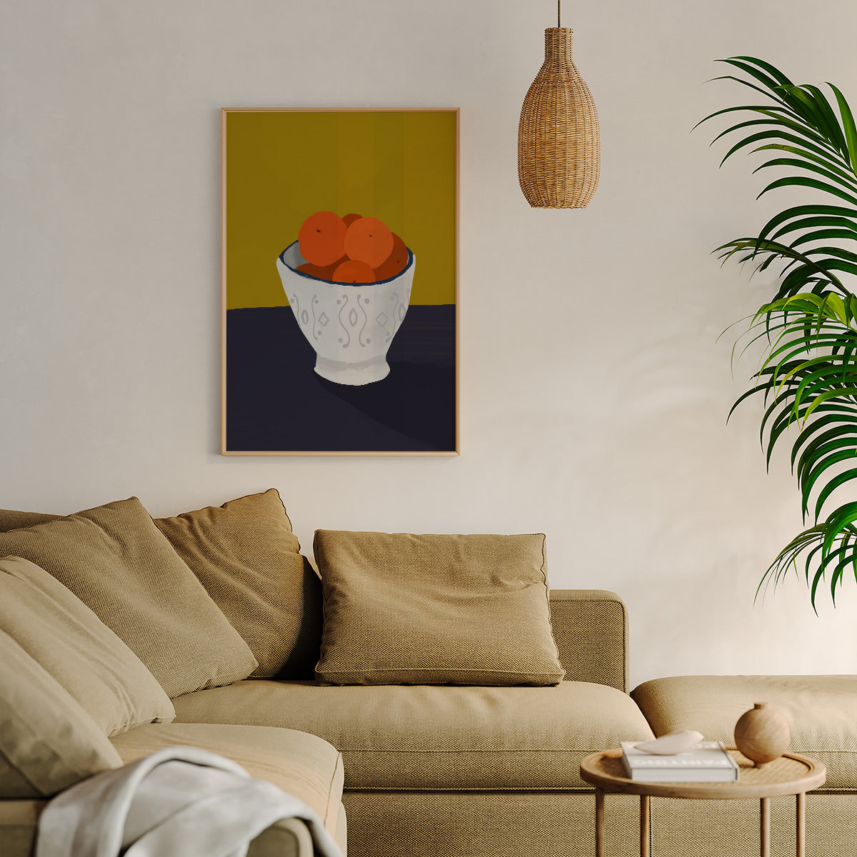 Orange Bowl Wall print