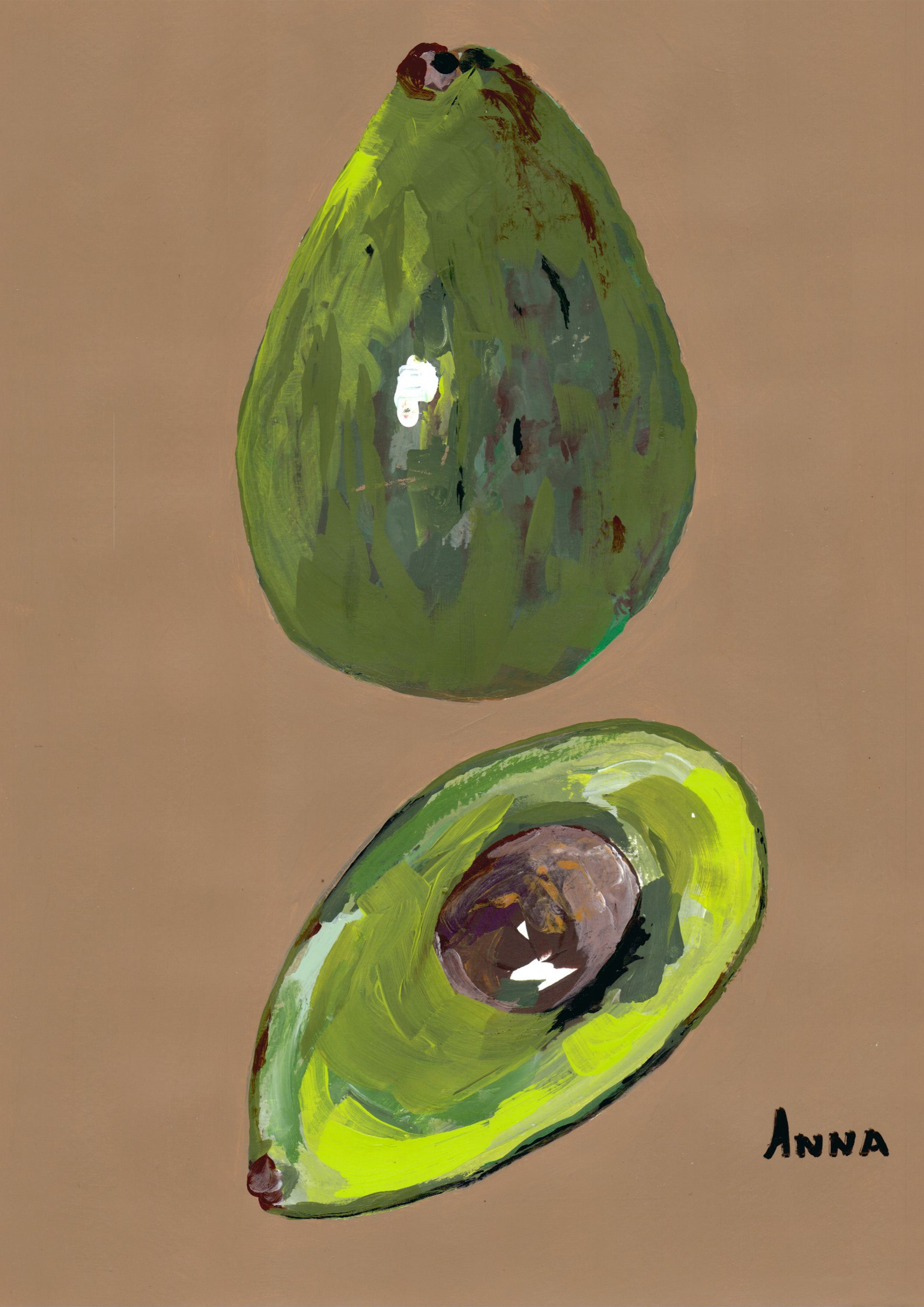 Holy guacamole Wall print