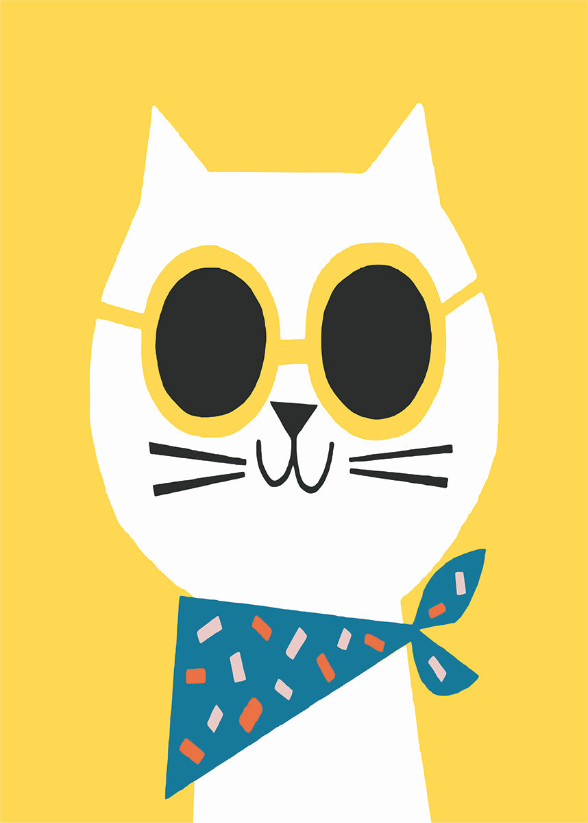 Cool Cat Wall print