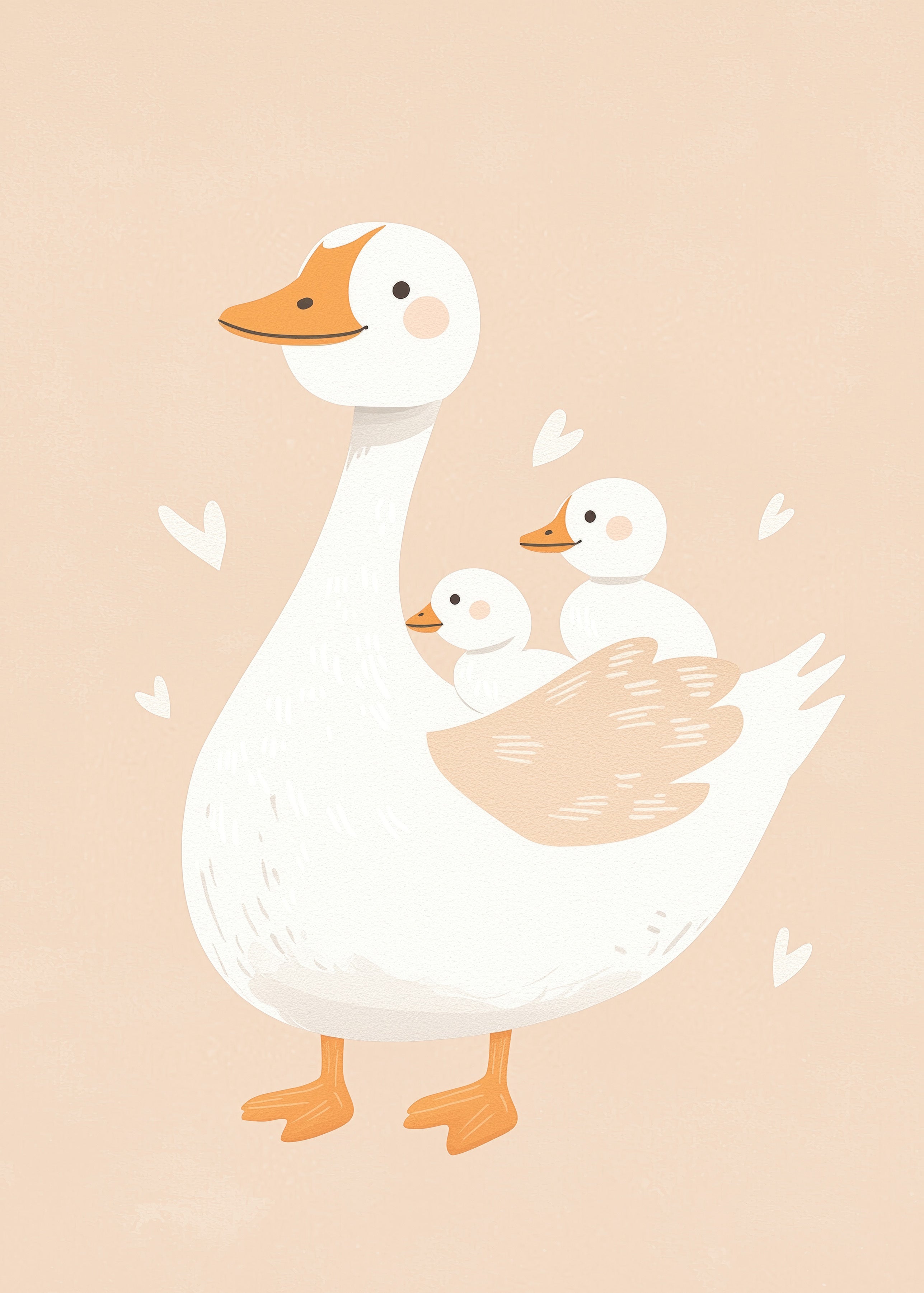 Ducks Wall print