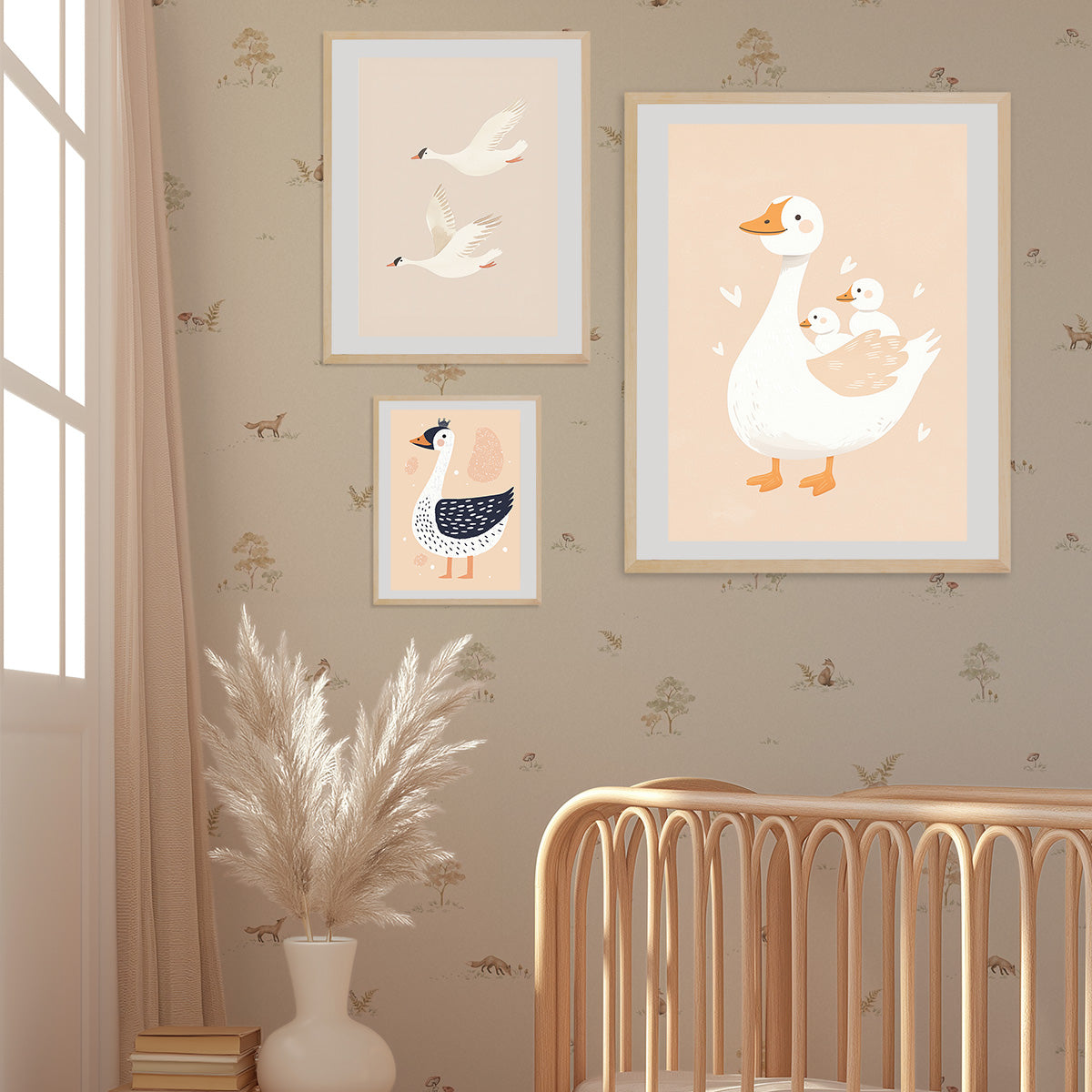 Ducks Wall print