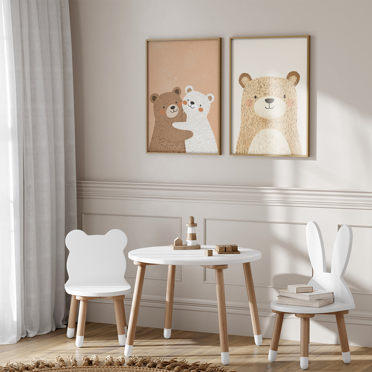 Bear Wall print