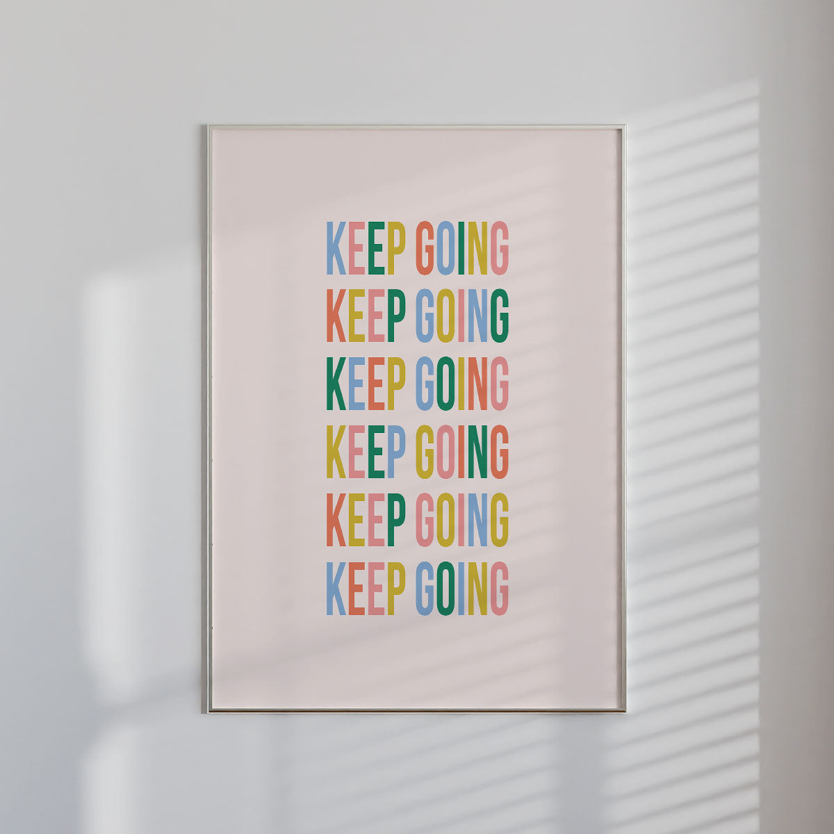 Keep Going Wall print