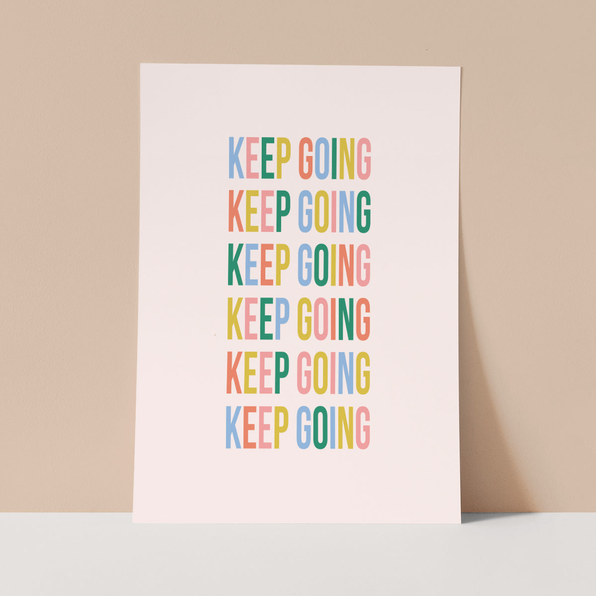 Keep Going Wall print