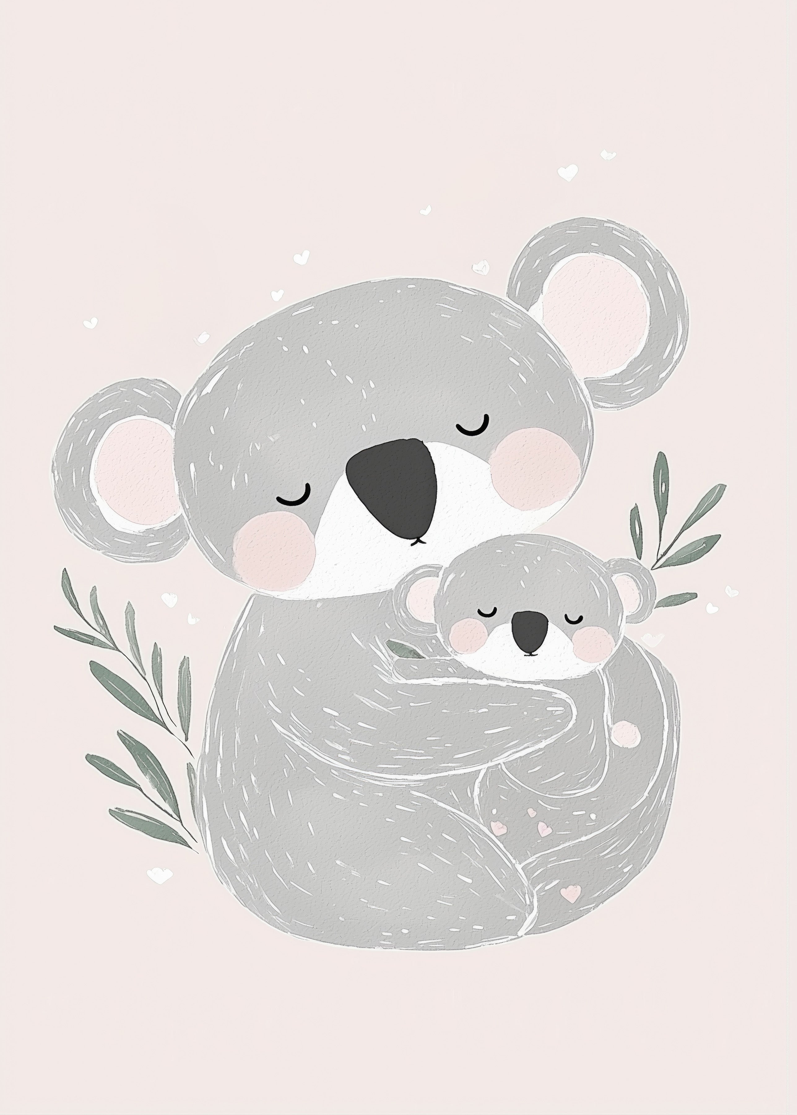 Koalas Wall print
