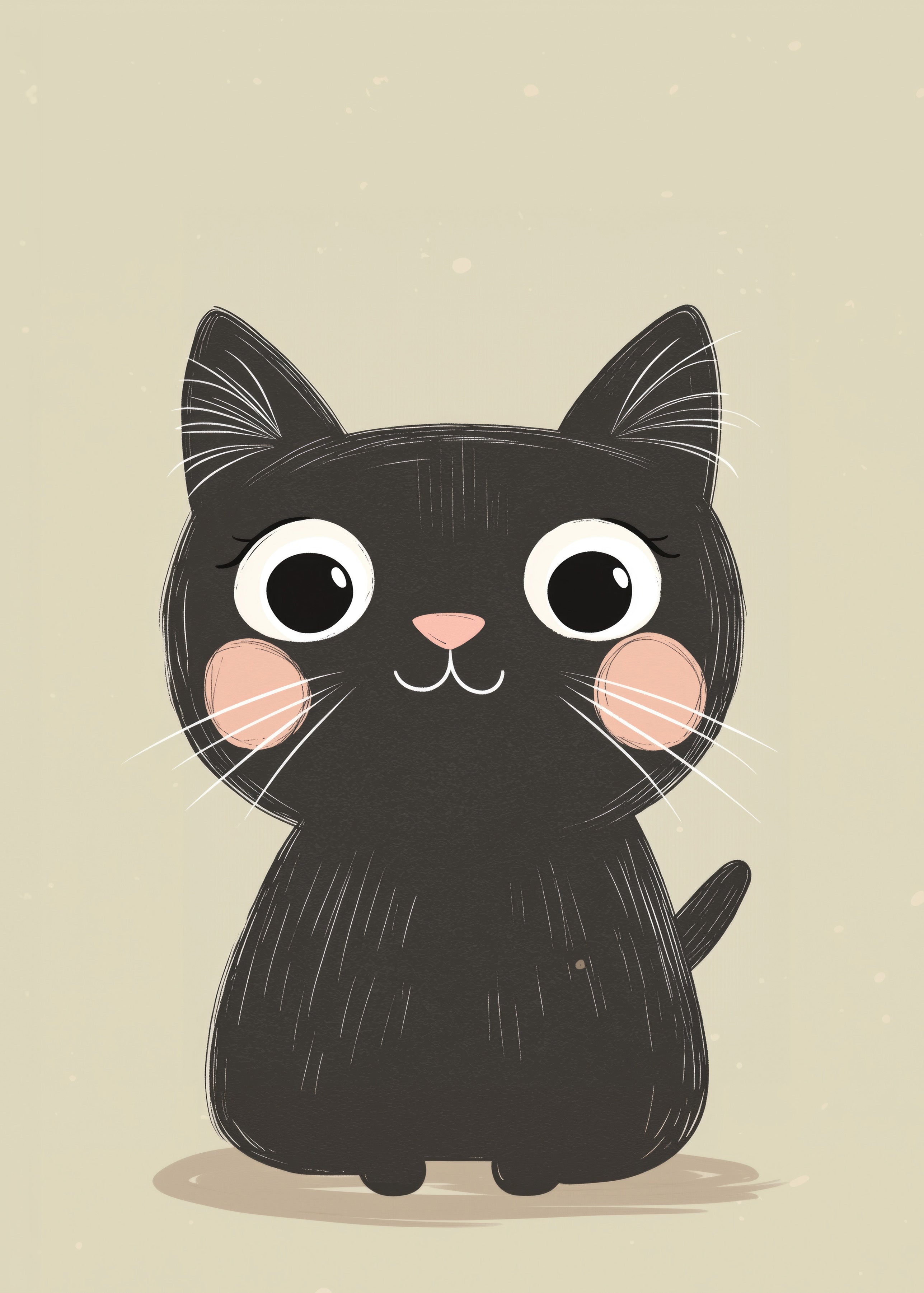 Kitten Wall print
