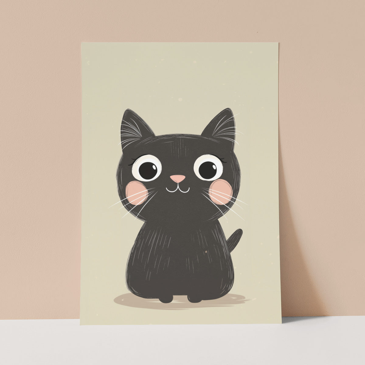 Kitten Wall print