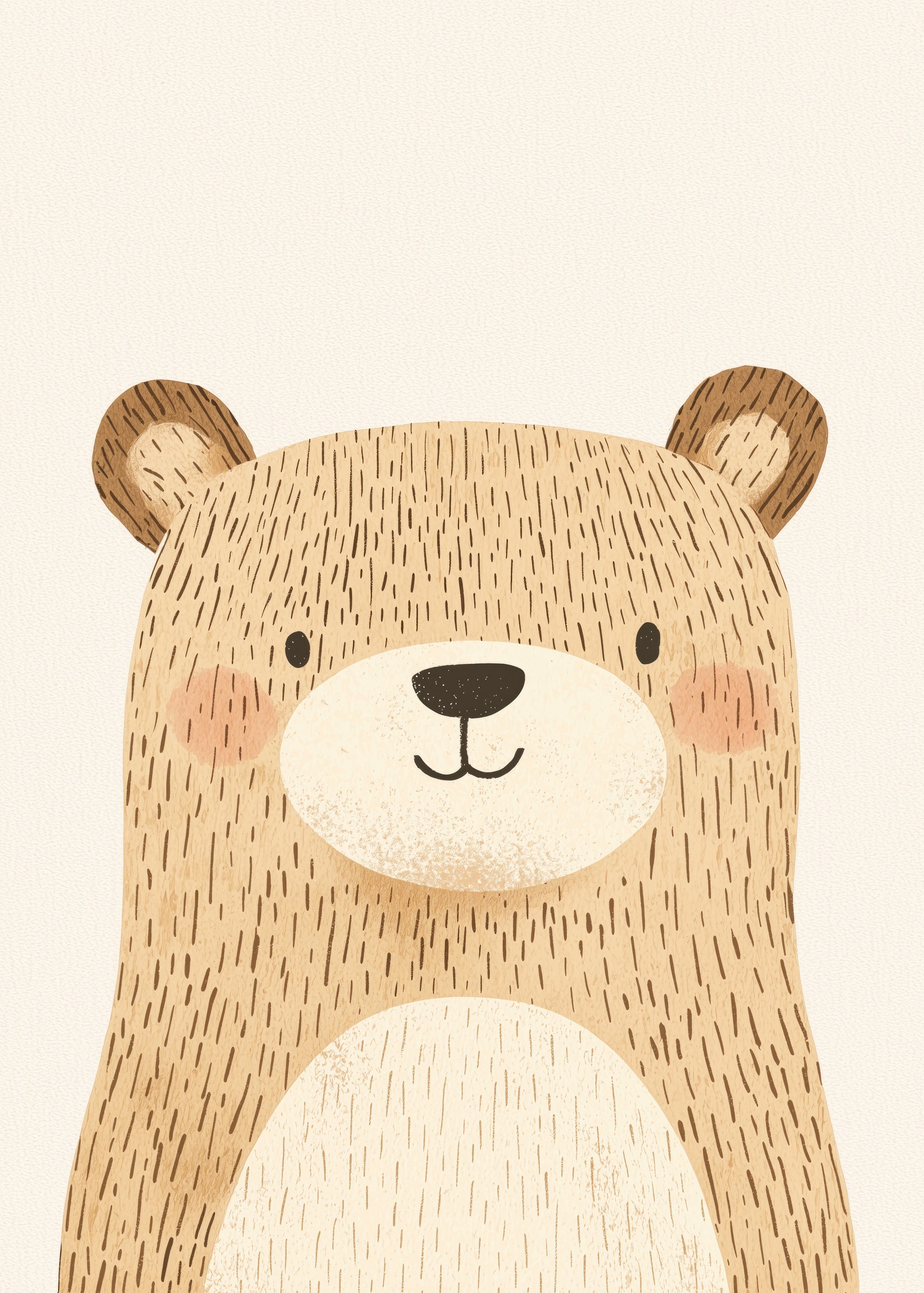 Bear Wall print