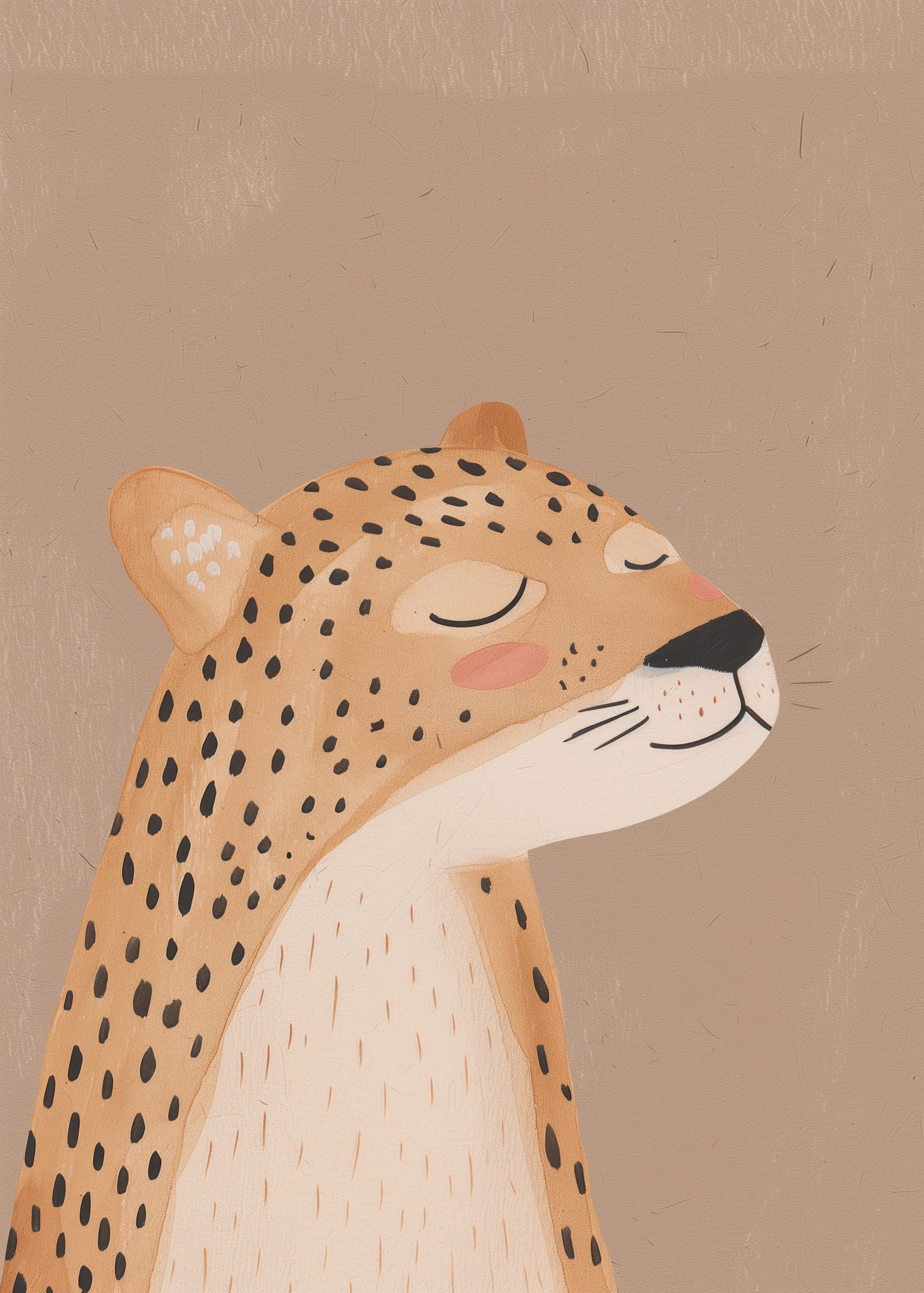 Leopard Wall print