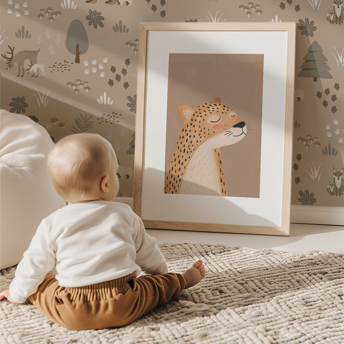 Leopard Wall print