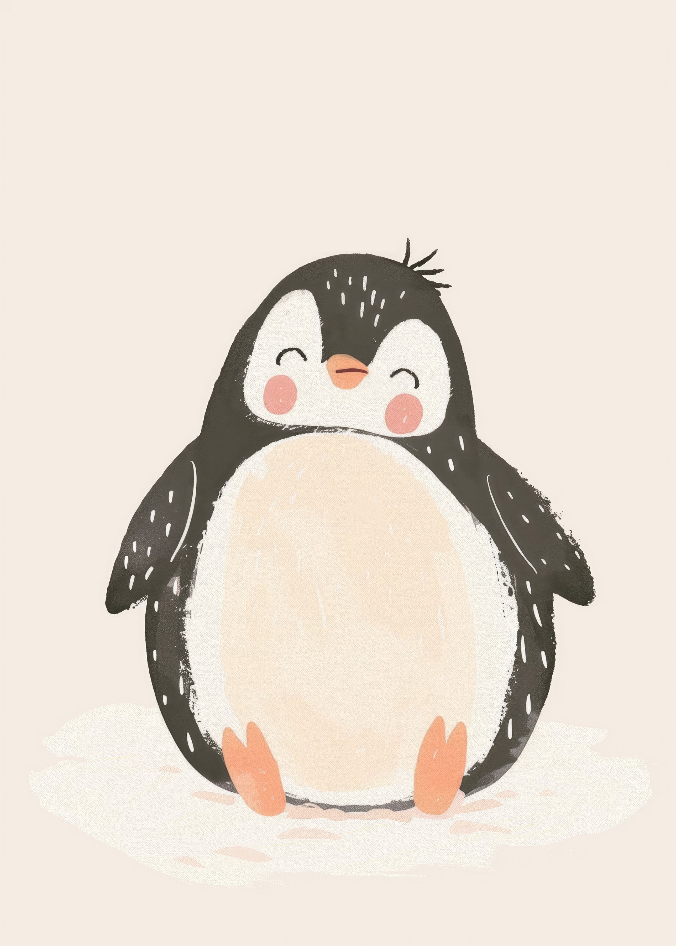 Penguin Wall print