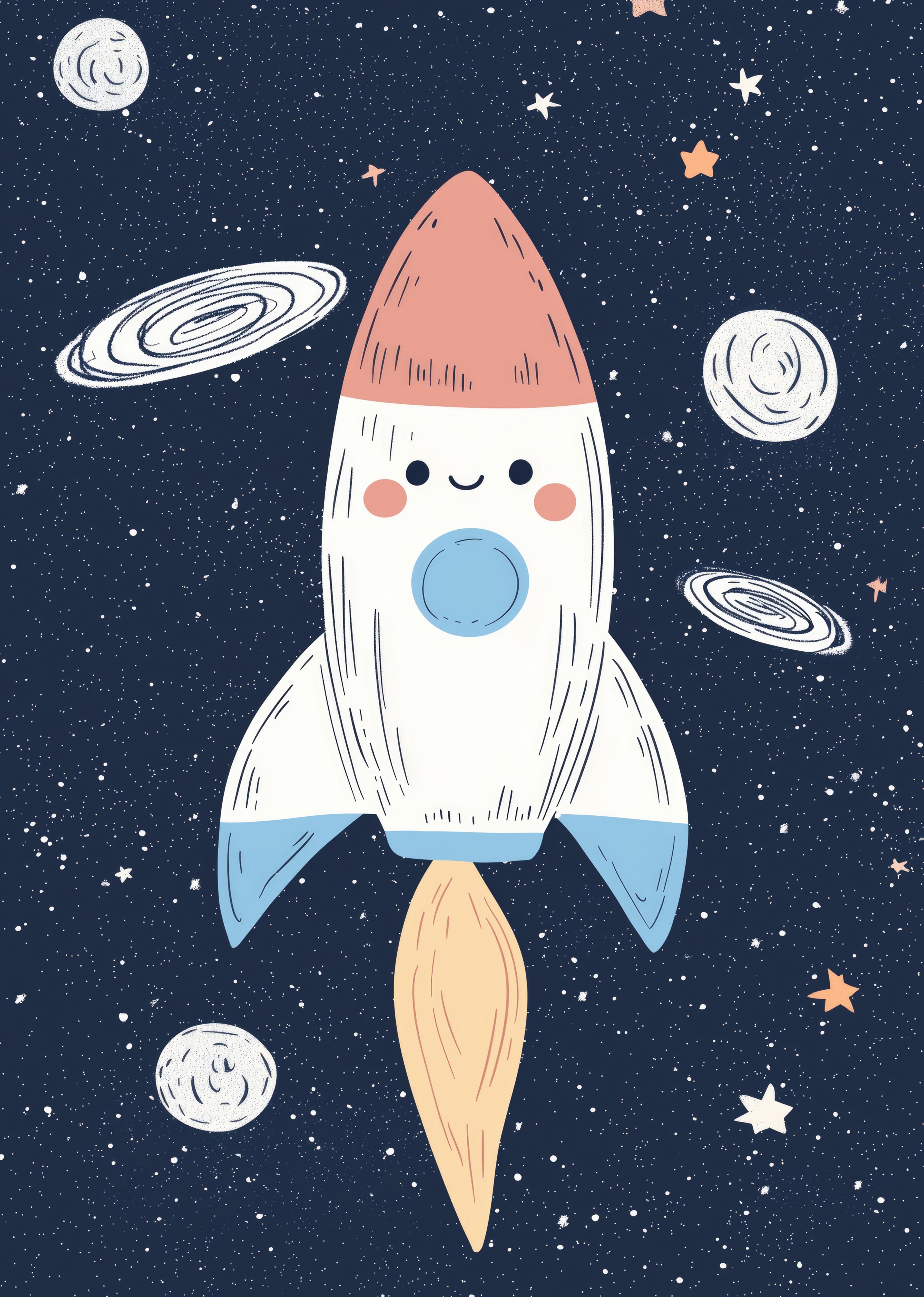 Rocket Wall print