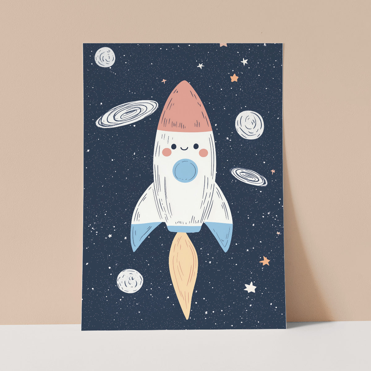 Rocket Wall print