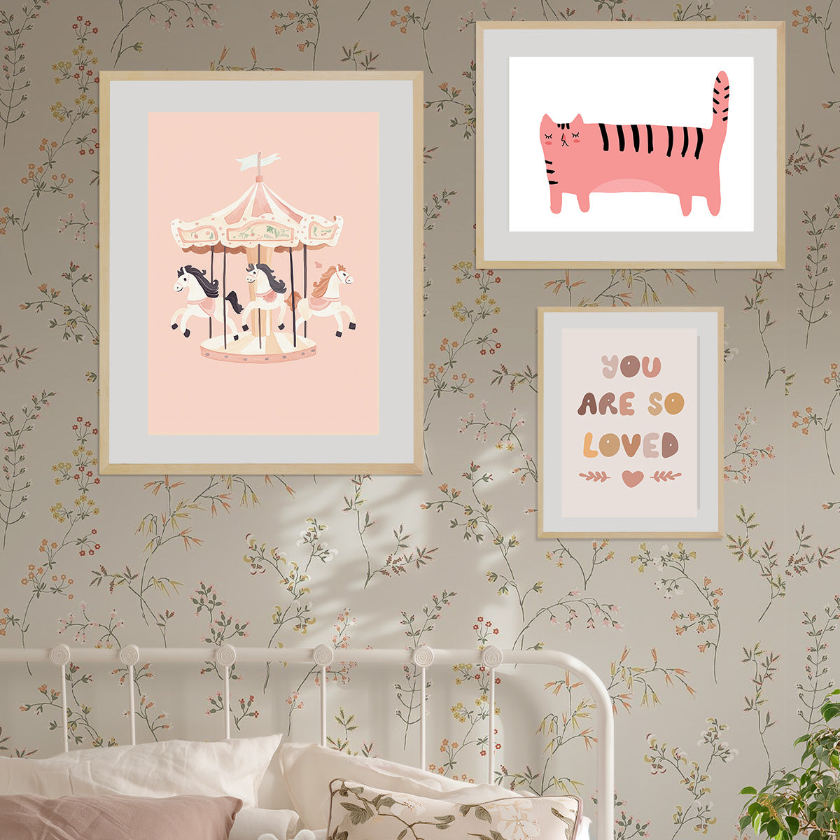 Merry go round Wall print