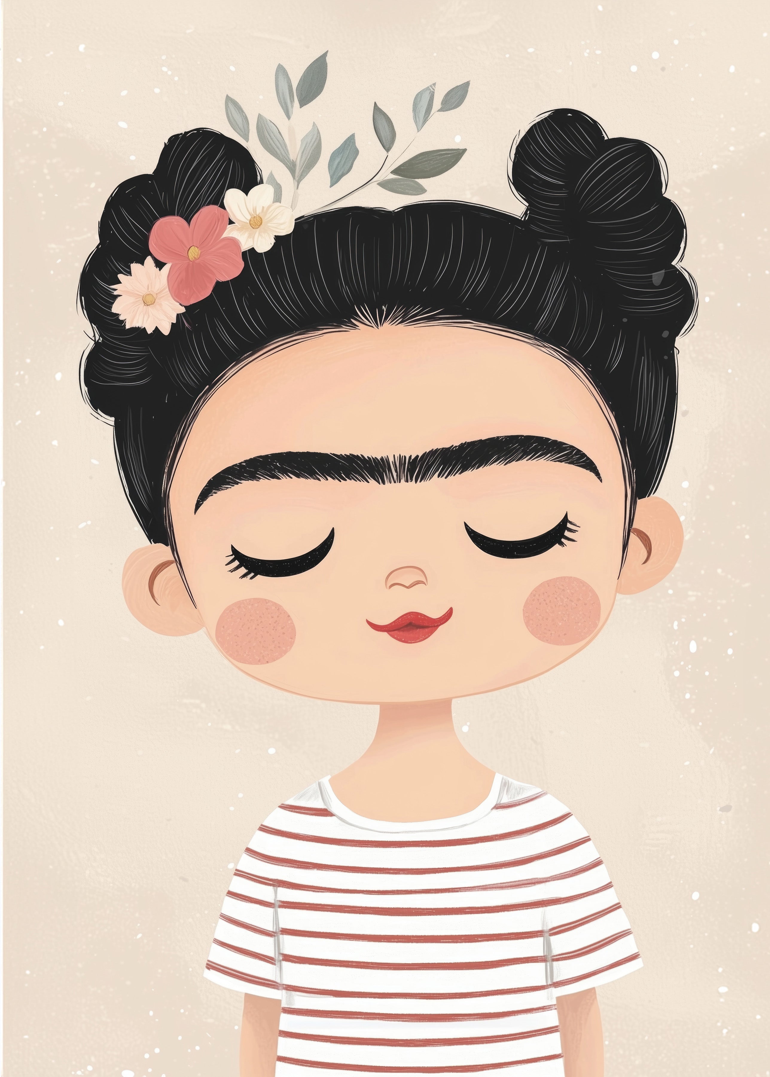 Girl Wall print