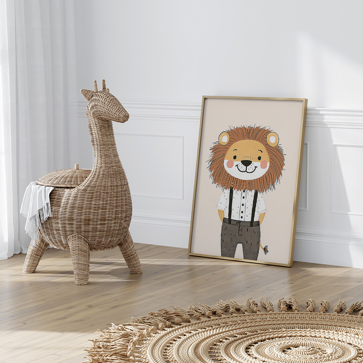 Mr Lion Wall print
